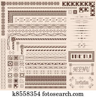 Decorative border elements Decorative border elements