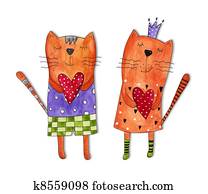 Greeting card for Valentines Day Greeting card for Valentines Day