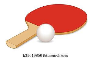 Paddle Ball Clipart | pad_ball | Fotosearch