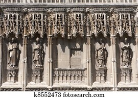 The Cathedral of Canterbury, architecture details The Cathedral of Canterbury, architecture details