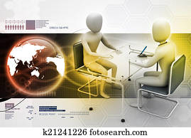 Business people in discussion Business people in discussion