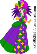 Mardi Gras queen Mardi Gras queen