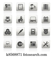 Server Side Computer icons