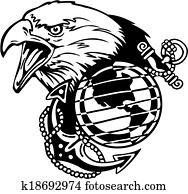 צבא, עצב, -, vinyl-ready, וקטור, illustration.