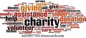 caridad, palabra, nube