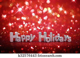 Christmas glitter background - Happy Holidays Christmas glitter background - Happy Holidays