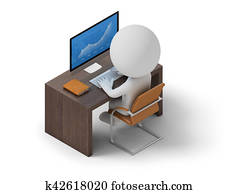 isometric people - workplace isometric people - workplace