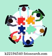 professionnels, puzzle