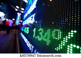 stock market, preis, abstrakt