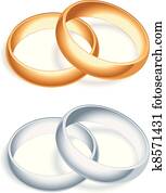 Wedding rings. Wedding rings.