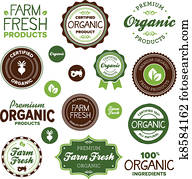 alimento orgânico, etiquetas