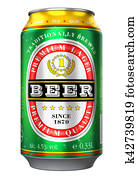 Beer can isolated on white background Beer can isolated on white background
