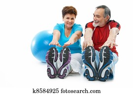 esticando exercício