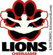 lions cheerleader lions cheerleader