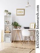 modernos, escritório lar, área