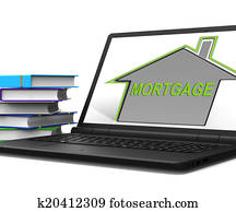 Mortgage House Tablet Means Repayments On Property Loan