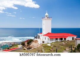 lighthouse in Mossel bay, south africa