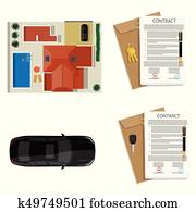 רכוש, או, הסכם