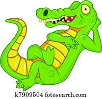 תנין, ציור היתולי