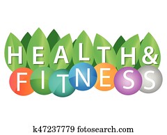 saúde aptidão, clourfull