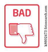Thumb bad Thumb bad