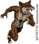 זאב ערבות, ספורט, קמיע