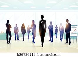 Business People Group Silhouette Executives Team Business People Group Silhouette Executives Team
