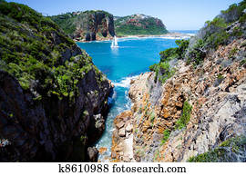landscape in Knysna, South Africa