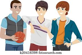Male Teen Group Male Teen Group
