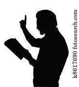 Preacher Teaching from Bible Preacher Teaching from Bible