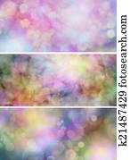 Three Bokeh Website Banners Three Bokeh Website Banners