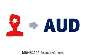 Vector user earnings icon with currency