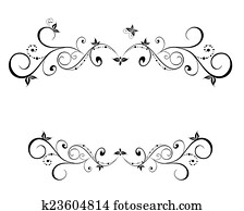 Wedding black floral frame Wedding black floral frame