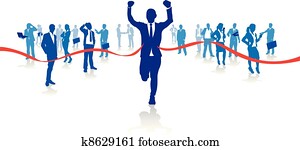 business man running