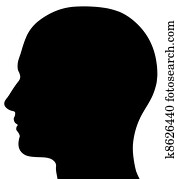Male Head Silhouette Male Head Silhouette