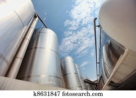 industrial, infraestrutura, -, silos