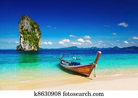 Tropical beach, Andaman Sea, Thailand Tropical beach, Andaman Sea, Thailand