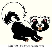 ציור היתולי, תינוק, בואש