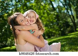 Happiness - mother with her child Happiness - mother with her child