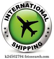 international shipping icon international shipping icon