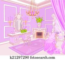 Princess dressing room Princess dressing room