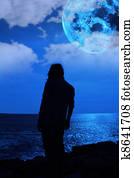 sad woman with the blues