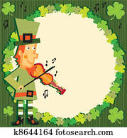 st. patrick's den, strana, leprechaun