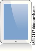 Vector concept tablet PS, IPAD. No transparency effects. EPS8 Only Vector concept tablet PS, IPAD. No transparency effects. EPS8 Only