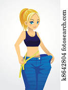 Weight loss concept Weight loss concept
