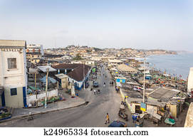 Cape Coast Cityscape, Ghana