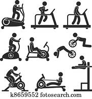 gimnasio, gimnasio, ejercicio salud