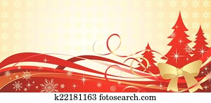 Golden christmas banner Golden christmas banner