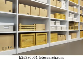 warehouse with goods warehouse with goods