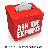 Ask the Experts words on a submission or suggestion box for collecting questions from people who need help, assistance, tips, advice or guidance Ask the Experts words on a submission or suggestion box for collecting questions from people who need help, assistance, tips, advice or guidance